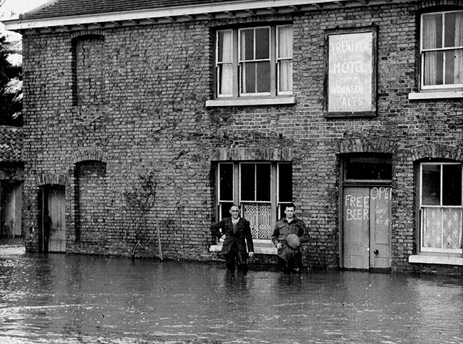 Trent Port in Floods