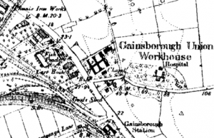Gainsborough Workhouse Site 1887