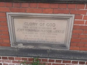 John Robinson Memorial Church Plaque