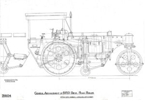 78604 Gen Arrgt of 8 RD Diesel Road Roller
